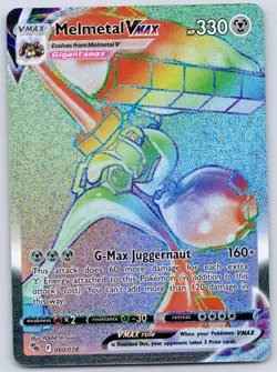 Melmetal VMAX (Rainbow Secret Rare) 080/078 (NM) - Pokemon GO - Pokemon TCG - Image 1