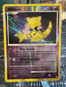Pokemon - Abra [69/123] Reverse Holo Mysterious Treasures MP - Image 1