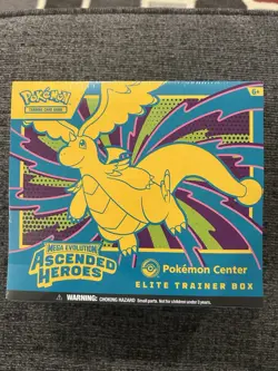 Pokemon Center Mega Evolution Ascended Heroes Sealed Elite Trainer Box - Image 1