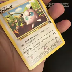 Jigglypuff 7 NM Black Star Promo WOTC Vintage Pokemon TCG - Pld - Image 2