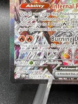 Charizard ex 223/197 Obsidian Flames Special Illustration Rare SIR - NM Pokemon - Image 4