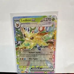 Pokemon TCG Leafeon ex Double Rare Holo 006/131 Sv-Prismatic Evolutions 270HP - Image 1