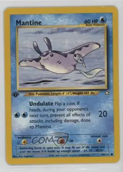Mantine 1st Ed. Pokemon Neo Genesis #64 2000 - Image 1