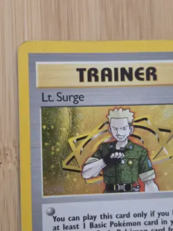 Lt. Surge 17/132 Holo Rare - Pokemon Gym Heroes WOTC MP - Image 2