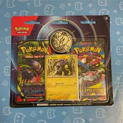 Pokemon Mega Evolution Phantasma Flames Booster Pack—Raikou Promo, Coin, 2 Packs - Image 1