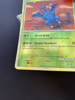 Pokemon TCG Heracross Heartgold & Soulsilver 43/123 Reverse Holo MP. - Image 3
