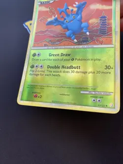 Pokemon TCG Heracross Heartgold & Soulsilver 43/123 Reverse Holo MP. - Image 4