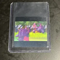 Pokemon Eif Origin Gengar And Nidorino Pokemon Gameboy Battle Scene Lenticular - Image 1