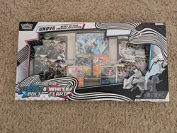 Pokemon Unova Heavy Hitters Costco Premium Collection Black Bolt White Flare 1pk - Image 1
