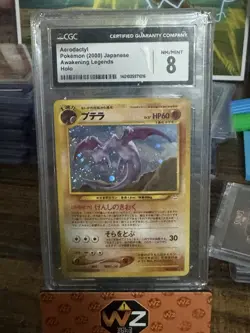 ￼ Aerodactyl Pokemon (2000) Japanese Awakening Legends Cgc 8 - Image 1