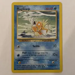Pokemon TCG Base Set - Magikarp #35/102 Excellent Condition - Image 1