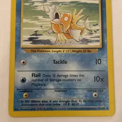 Pokemon TCG Base Set - Magikarp #35/102 Excellent Condition - Image 3