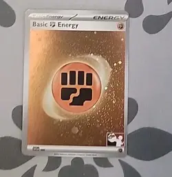 Pokemon - SVE006 - Basic Fighting Energy - Cosmos Holo - Prize Pack Series 4/5 - Image 1