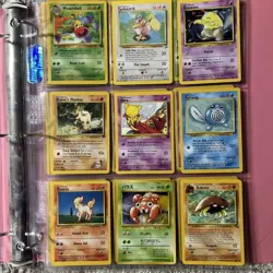 Vintage Pokemon Collection 1998-2000 5 Sleeves Comes With Binder - Image 1