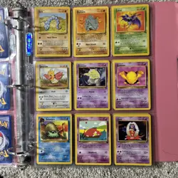Vintage Pokemon Collection 1998-2000 5 Sleeves Comes With Binder - Image 2