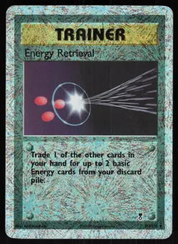 Energy Retrieval 107/110 Uncommon Legendary Collection Reverse Holo Pokemon - Image 1