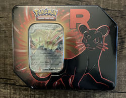 The Pokemon TCG: Team Rocket Tin - New Factory Sealed - Image 1