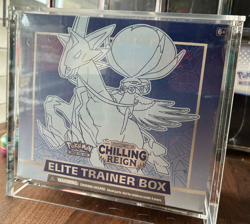 Pokemon Sword & Shield Chilling Reign Elite Trainer Box ETB with Acrylic Case - Image 1