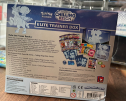 Pokemon Sword & Shield Chilling Reign Elite Trainer Box ETB with Acrylic Case - Image 4