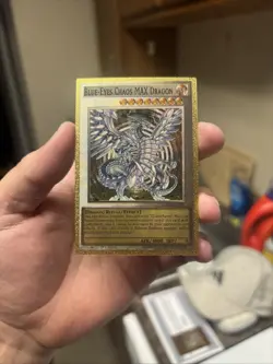 Blue-Eyes Chaos MAX Dragon - Golden Holo - DIY Orica - Yugioh - Image 1