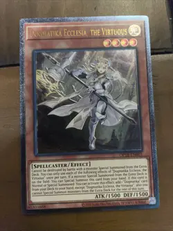 Yu-Gi-Oh! Dogmatika Ecclesia, the Virtuous -OP18- Ultimate Rare- Unlimited NM - Image 1