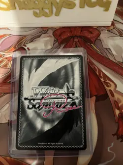 Weiss Schwarz Signed Rose Gushing over Magical Girls SP Magia Azul OS02/R02-079 - Image 3