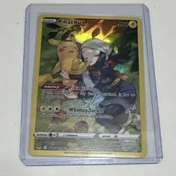 Pokemon TCG Pikachu TG05/TG30 Lost Origin Trainer Gallery Holo Rare Card - Image 1