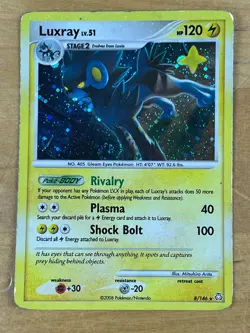 Luxray 8/146 Holo Diamond Pearl Legends Awakened 2008 Pokemon TCG Card - Image 1