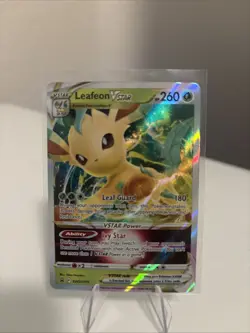 Leafeon Vstar SWSH195 NM Full Art Promo Rare Pokemon Card - Image 1