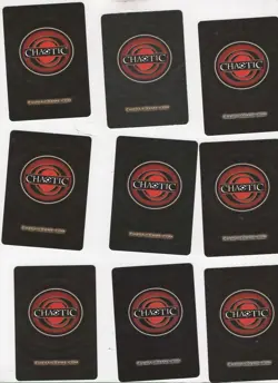 Chaotic lot #041. Lot of 9 Danian creature cards. All MAX Energy - Image 2