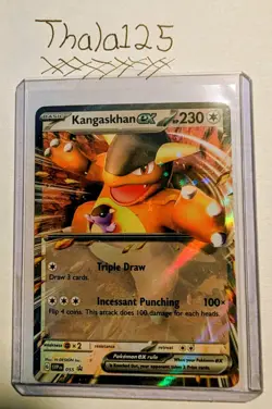 Pokemon Kangaskhan ex SVP 055 Black Star Promo EX Holo English TCG 2023 Card - Image 1