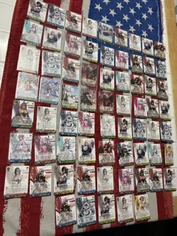 WEISS SCHWARZ NIKKE & AZUR LANE 68 card Lot Double Rare From Booster Box & Packs - Image 1