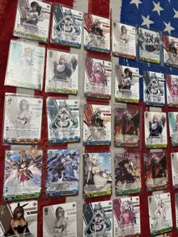 WEISS SCHWARZ NIKKE & AZUR LANE 68 card Lot Double Rare From Booster Box & Packs - Image 3