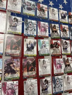 WEISS SCHWARZ NIKKE & AZUR LANE 68 card Lot Double Rare From Booster Box & Packs - Image 4