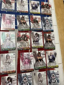 WEISS SCHWARZ NIKKE & AZUR LANE 68 card Lot Double Rare From Booster Box & Packs - Image 5