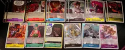 One Piece OP12 (Legacy of the Master) 136 Bulk Cards (Common, Uncommon, & Rare) - Image 1