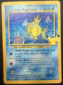 Pokemon TCG Shining Magikarp Celebrations Holo Card 66/64 Mint Condition - Image 1