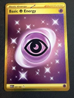 Pokemon Cards Basic Psychic Energy 207/165 151 Hyper Rare NM *1 - Image 1