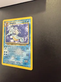 Kingdra 8/111 Neo Genesis Holo Pokemon Card Unlimited NM Condition - Image 3