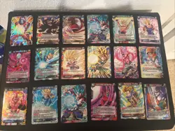 Dragon Ball Z Trading Cards Lot of 33 Holos and Non Holos Cards - Image 1