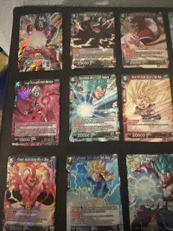 Dragon Ball Z Trading Cards Lot of 33 Holos and Non Holos Cards - Image 2