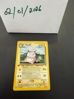 Pokemon TCG Flaaffy Neo Genesis 1st Edition Uncommon Card 34/111 - Image 1