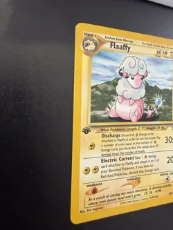 Pokemon TCG Flaaffy Neo Genesis 1st Edition Uncommon Card 34/111 - Image 2