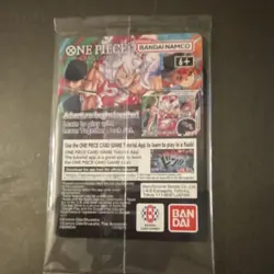 One Piece CCG Monkey.D.Luffy US Voyage Promo Serial Holo Card 001/500 - Image 2