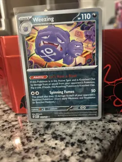 Pokemon TCG Weezing Scarlet & Violet 151 Reverse Holo Holo Rare Card 110/165 - Image 1