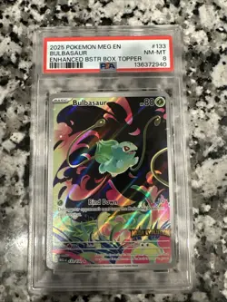 Bulbasaur - (Mega Evolution Stamped) 133/132 Miscellaneous Cards & Products Holo - Image 1