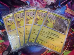 5 x Jumbo Pikachu at the Museum Sealed Natural History Promo Pokemon Cards - Image 1