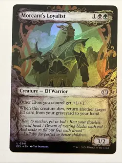 MTG - Morcant's Loyalist - Foil Showcase - ECL 0341 - Lorwyn Eclipsed - Magic - Image 1