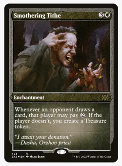 Smothering Tithe (Foil Etched) Double Masters 2022 Foil - Image 1