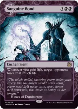 Sanguine Bond (Regular, #35, NM) Wilds of Eldraine: Enchanting Tales (WOT), MTG - Image 1